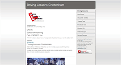 Desktop Screenshot of drivecheltenham.com